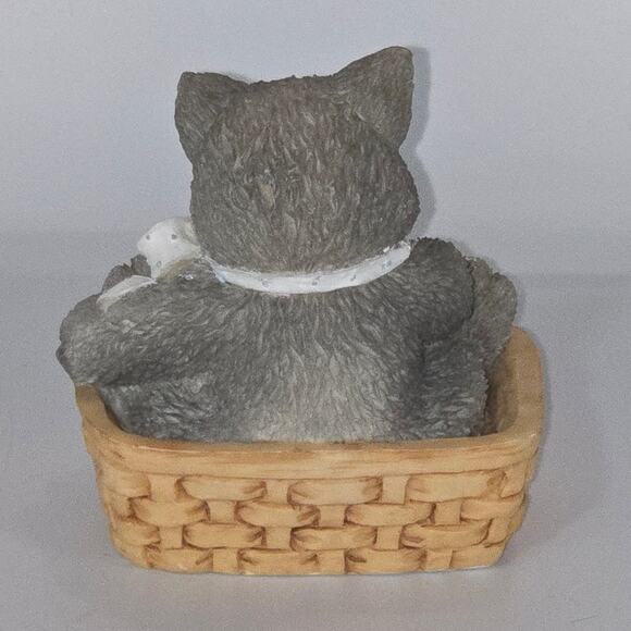 Enesco Calico Kittens - "Always Thinking of You" 1994 #112437 - Picture 3 of 6